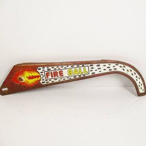 Vintage FIRE BALL Bike Bicycle Chain Guard with Original Sticker